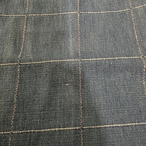 Van Heusen Blue Checkered Flare Jeans - Picture 9 of 11